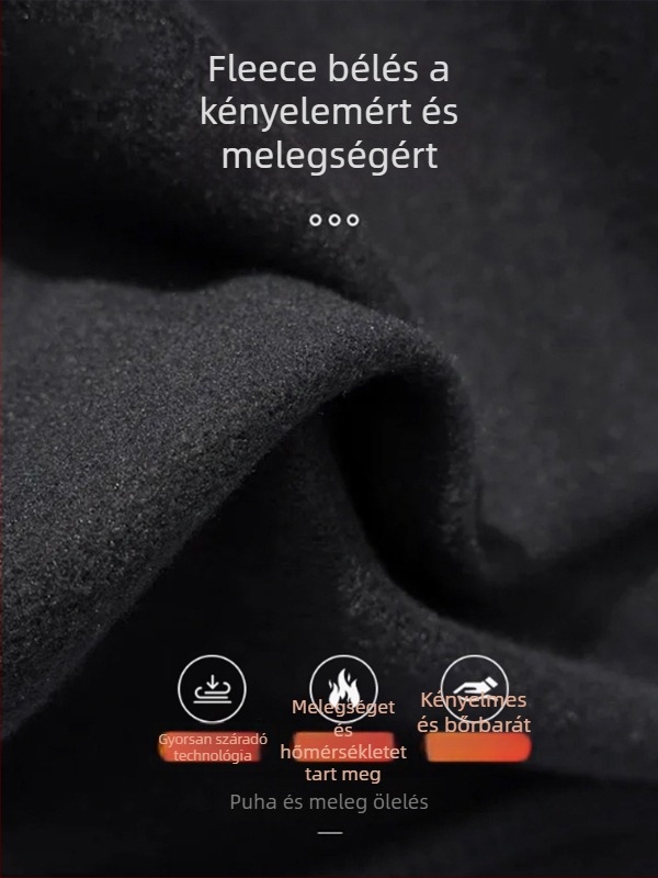 Férfi kosárlabda edzőfelső - Meleg, lélegző, magas rugalmasságú, hosszú ujjú, Slim Fit