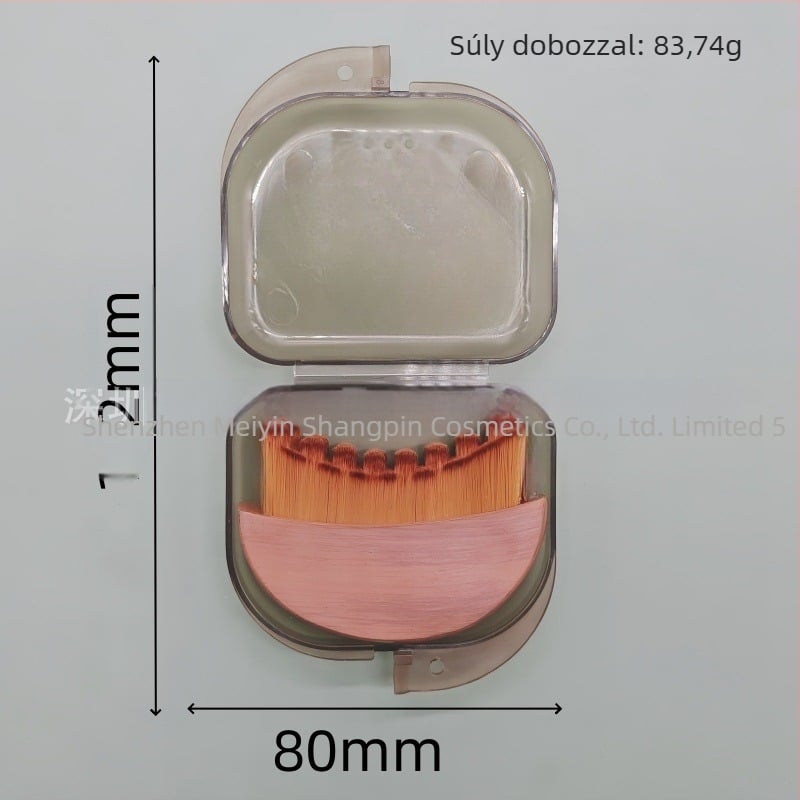 Sminkecset nylon sörtékkel, műanyag nyele – dobozos csomagolás, 1 darab készlet
