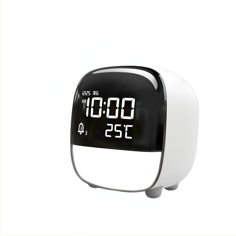 Deli Ébresztőóra 8852 — többfunkciós okos óra naptárral, LED/LCD kijelző, külső tápegység