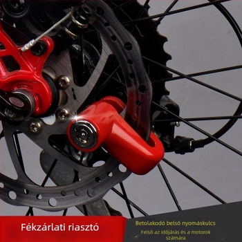 DEROACE/Dilushi elektromos járműzár riasztóval a lopás ellen, modell 1, termékkód 0088, amerikai stílus