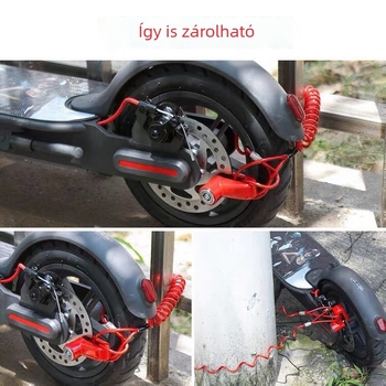 DEROACE/Dilushi elektromos járműzár riasztóval a lopás ellen, modell 1, termékkód 0088, amerikai stílus