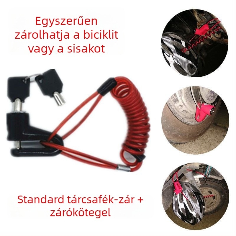 DEROACE/Dilushi elektromos járműzár riasztóval a lopás ellen, modell 1, termékkód 0088, amerikai stílus