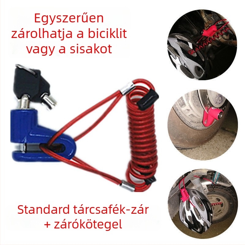 DEROACE/Dilushi elektromos járműzár riasztóval a lopás ellen, modell 1, termékkód 0088, amerikai stílus