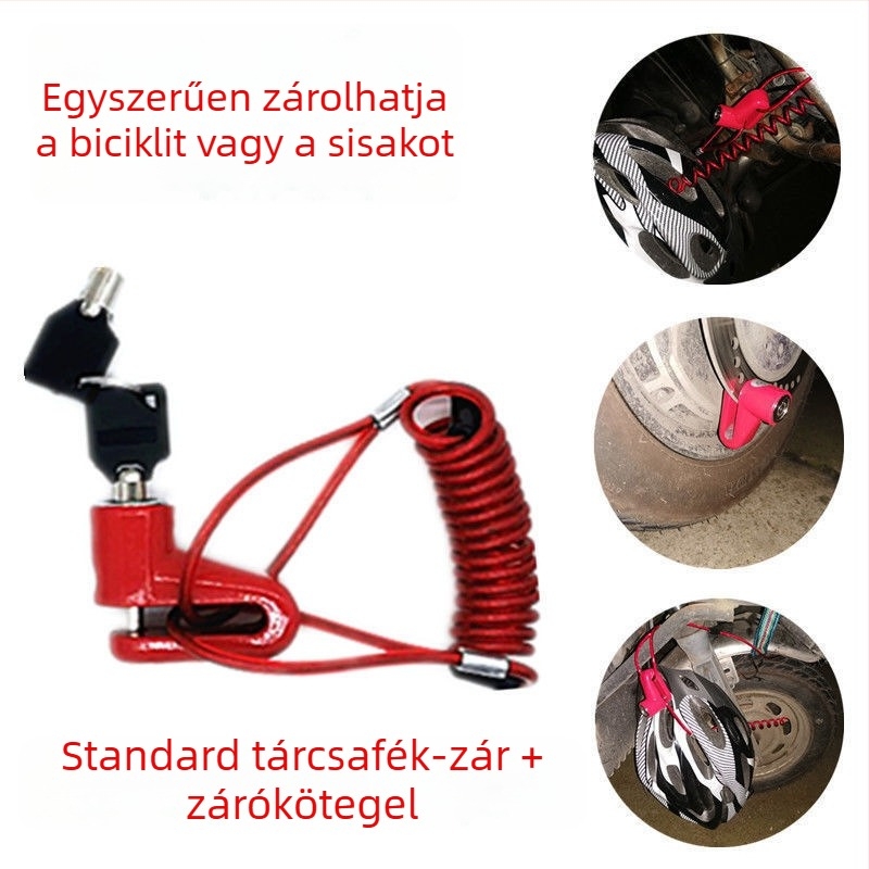 DEROACE/Dilushi elektromos járműzár riasztóval a lopás ellen, modell 1, termékkód 0088, amerikai stílus