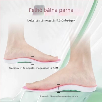 Kiyodo EVA sporttalp Shark — ívtámasz, ütéscsillapítás, teljes talp, uniszex, sportos, hétköznapi és munkacipőkhöz