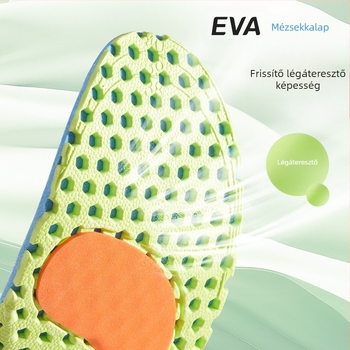 EVA anyagú teljes talpbetét sportcipőkhöz, légáteresztő, nedvszívó, uniszex