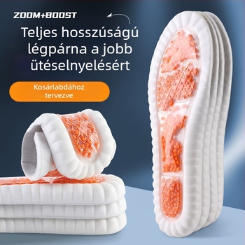 PU sport talpabetét, légáteresztő, ütéscsillapító, vastagított, puha és rugalmas, Modell 8046, teljes talpbetét, alkalmas futócipőkhöz, bakancsokhoz és hétköznapi cipőkhöz