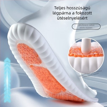 PU sport talpabetét, légáteresztő, ütéscsillapító, vastagított, puha és rugalmas, Modell 8046, teljes talpbetét, alkalmas futócipőkhöz, bakancsokhoz és hétköznapi cipőkhöz