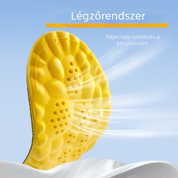 Dezodoráló talpbetét sneakerhez, bakancsokhoz, hétköznapi és munkacipőkhöz – PU anyag, teljes talpbetét, modell 5124
