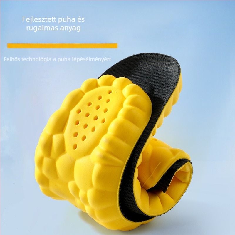 Dezodoráló talpbetét sneakerhez, bakancsokhoz, hétköznapi és munkacipőkhöz – PU anyag, teljes talpbetét, modell 5124