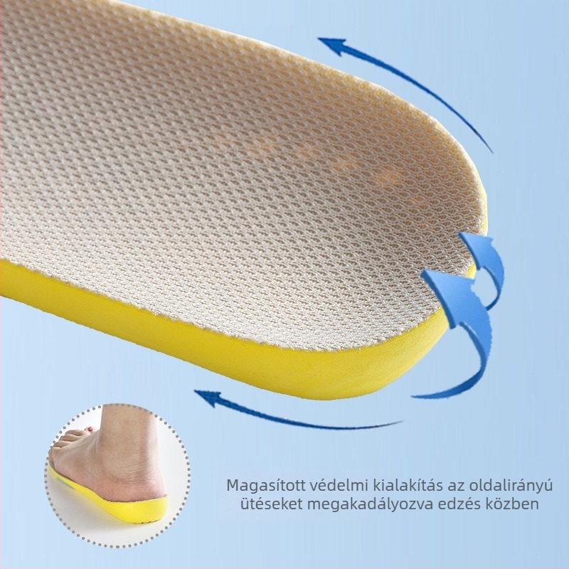 PU anyagú sportbetétek futócipőkhöz és csizmákhoz; lélegzők és izzadságot elnyelőek, dezodoráló légpárnák; teljes talp; uniszex.