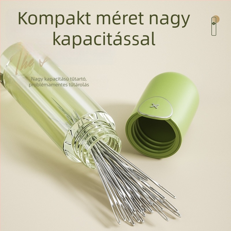 Han Kemiao Nélküli varrást segítő eszköz — Kézi varráshoz tű és cérnás doboz készlet, 200 db, 0,5 kg