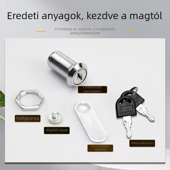Fiókzár, hengerzár cink-ötvözetből, alkalmas fiókokhoz, szekrényajtókhoz és elosztó dobozokhoz, új kínai stílus