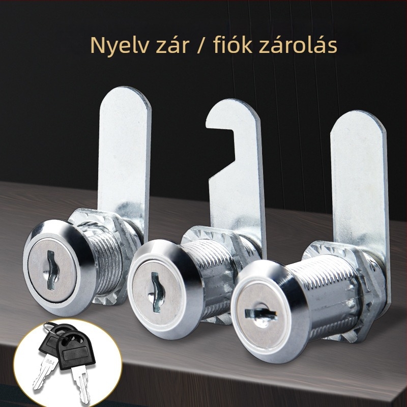 Fiókzár, hengerzár cink-ötvözetből, alkalmas fiókokhoz, szekrényajtókhoz és elosztó dobozokhoz, új kínai stílus
