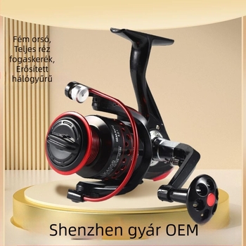 Pergető orsó; teljes fémből készült felépítés; tengervíz-álló kivitel; hosszú dobások; műcsalikhoz alkalmas