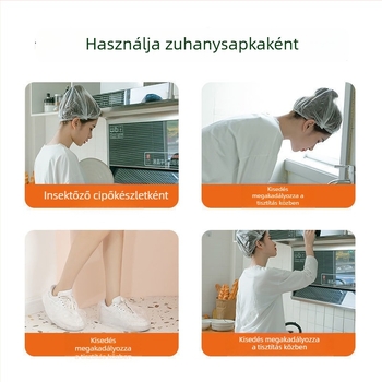 Lin Zhao Háztartási élelmiszer-tároló fólia hűtőhöz -60°C-tól 140°C-ig, 12+ darab, 12 hónap szavatosság