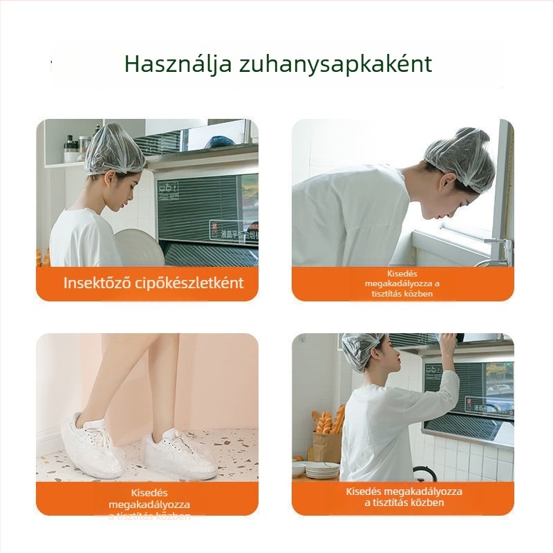 Lin Zhao Háztartási élelmiszer-tároló fólia hűtőhöz -60°C-tól 140°C-ig, 12+ darab, 12 hónap szavatosság