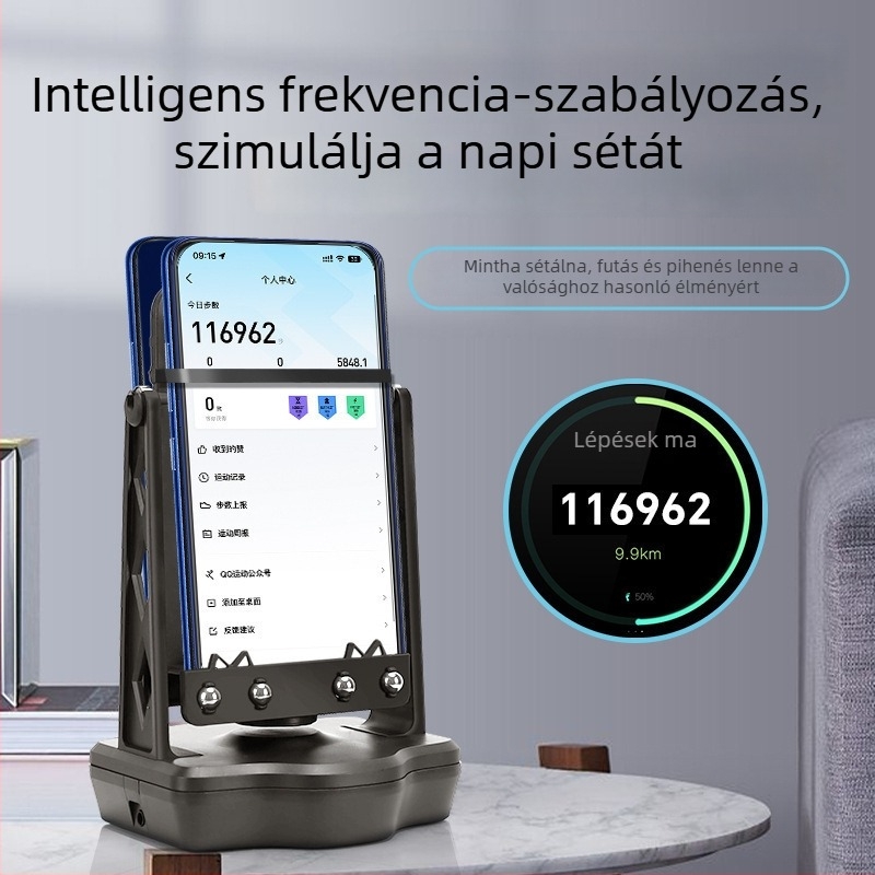 Telefonhoz készült ringó léptető pedométer, automatikus lépésszámláló, levegőellenállás, otthoni használatra, Termékszám t2Pbry3i