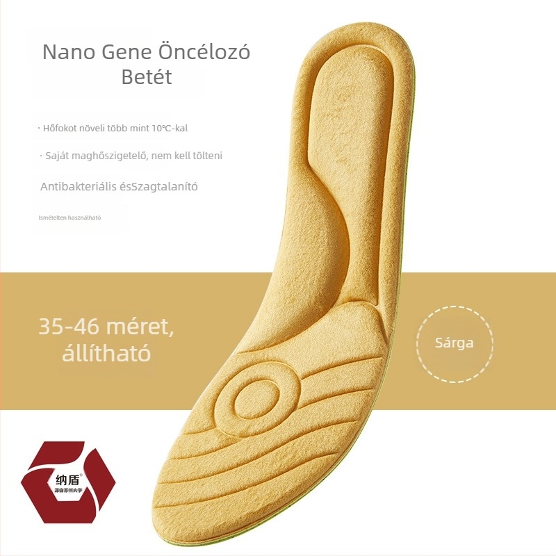 Önállóan melegedő talpbetét – nano fűtőanyag, uniszex, teljes talpbetét, modell 5085-1