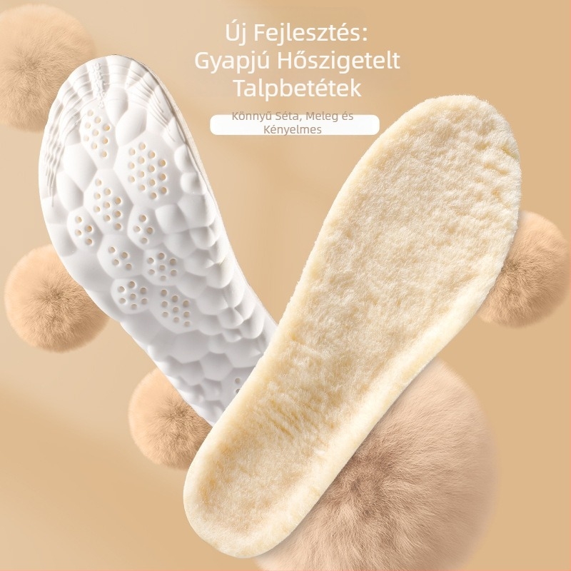 Nacun 5124-5 Gyapjú Termikus Egész Talpbetét, Uniszex