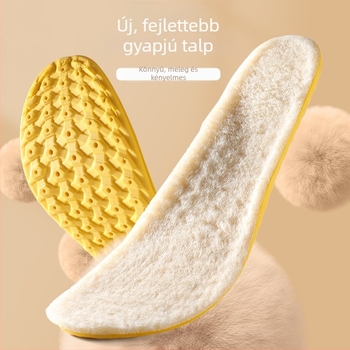 Gyapjú meleg talpbetét, teljes talpbetét, Modell 5130-2, Uniszex, Téli