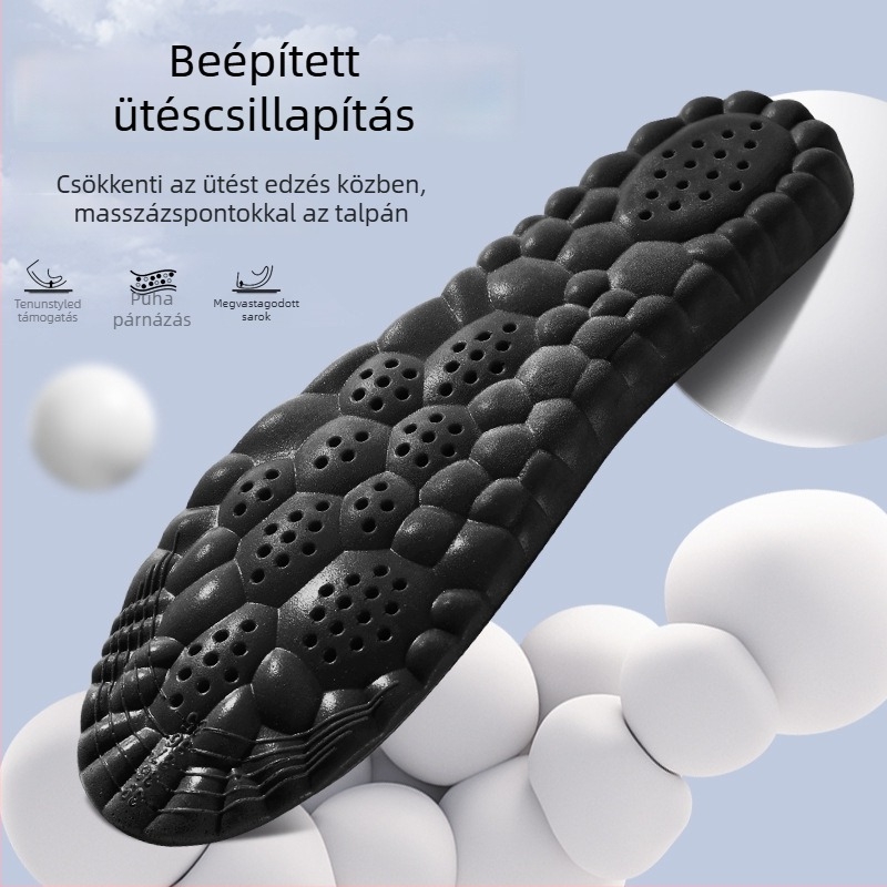 Graphene sportbetét, antibakteriális és dezodoráló, 4D masszázs, lélegző, ütéscsillapító
