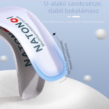 Sportcipő talpbetét, teljes talpbetét, PU környezetbarát anyag, nedvességelvezető és nedvesség-abszorbeáló, modell 5184, uniszex
