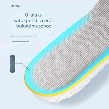 Magasságot növelő talpbetét, légáteresztő cellás dizájn, 1–2 cm emelés, habanyag, teljes hosszúságú
