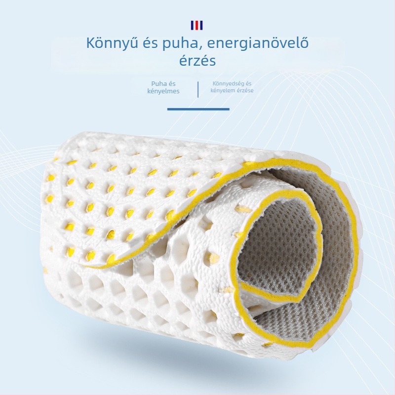 Magasságot növelő talpbetét, légáteresztő cellás dizájn, 1–2 cm emelés, habanyag, teljes hosszúságú