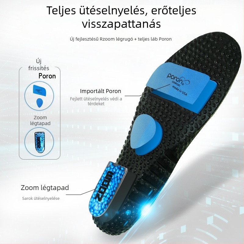 TPE talpbetét sport és hétköznapi cipőkhöz, uniszex, meleg kényelmet nyújtó, vágással igazítható (xd-6096-2)