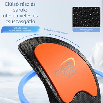 PU MDDR ortopéd talpbetét teljes talpbetét sportos, bőr, casual, meleg és munkacipőkhöz