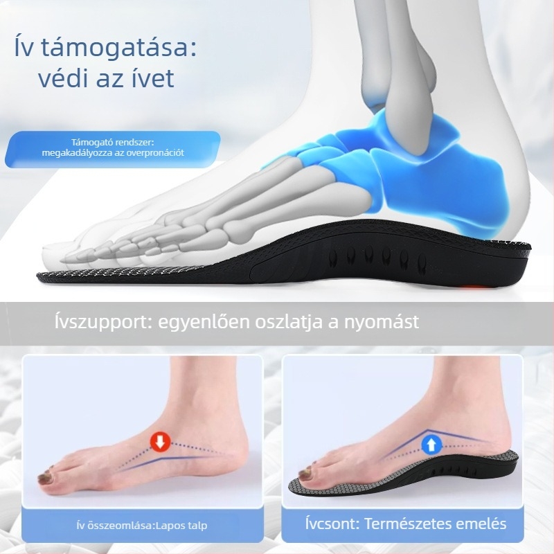 PU MDDR ortopéd talpbetét teljes talpbetét sportos, bőr, casual, meleg és munkacipőkhöz