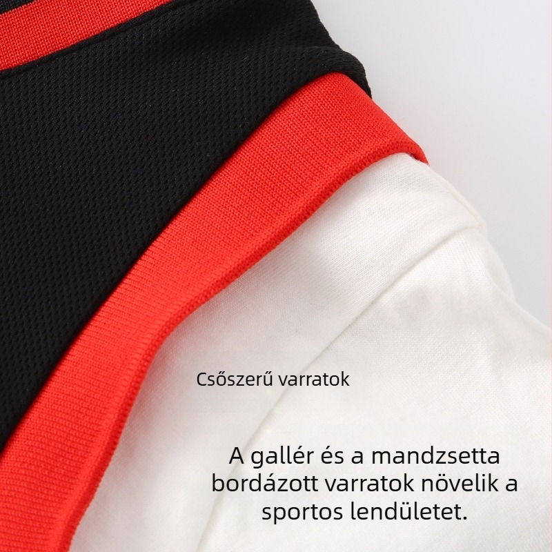 Gyorsan száradó gyerekek sportos szett rövid ujjú felsővel és nadrággal, 93% poliészter + 7% spandex, poliészter bélés, sportos minta, 7–12 éveseknek