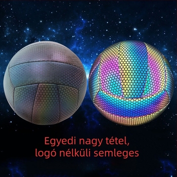 SMILEBOY beltéri edző röplabda, fényvisszaverő fluoreszkáló bőrrel, No. 5, testreszabható