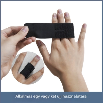 Nylon ujjvédő szalag, állítható fix támasztással, felnőtteknek, minden labdajátékhoz, CE tanúsítvány