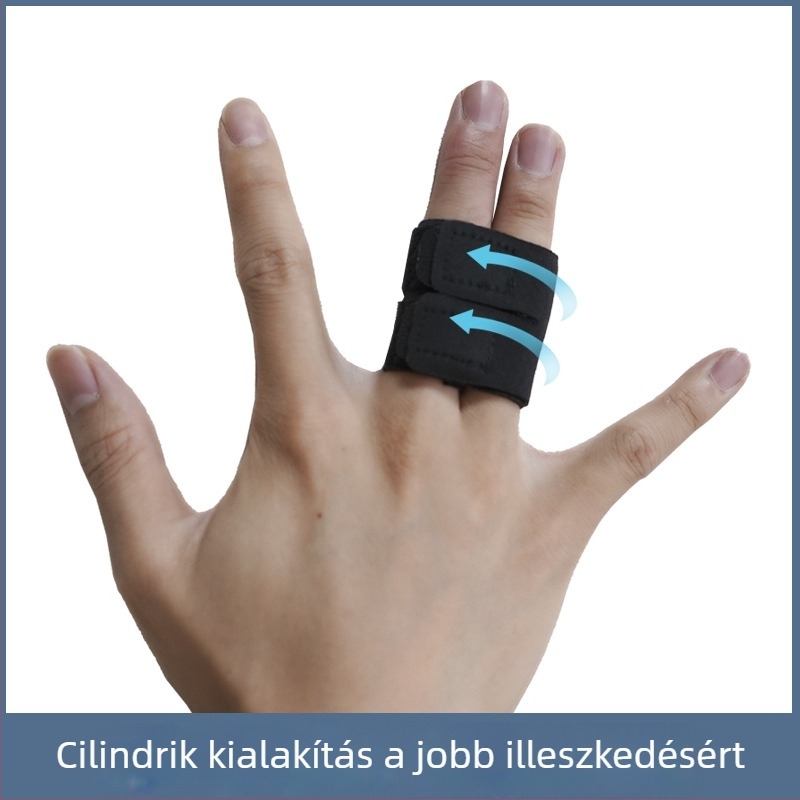 Nylon ujjvédő szalag, állítható fix támasztással, felnőtteknek, minden labdajátékhoz, CE tanúsítvány