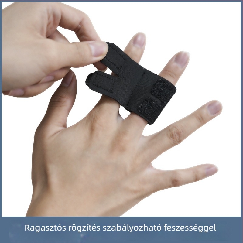 Nylon ujjvédő szalag, állítható fix támasztással, felnőtteknek, minden labdajátékhoz, CE tanúsítvány