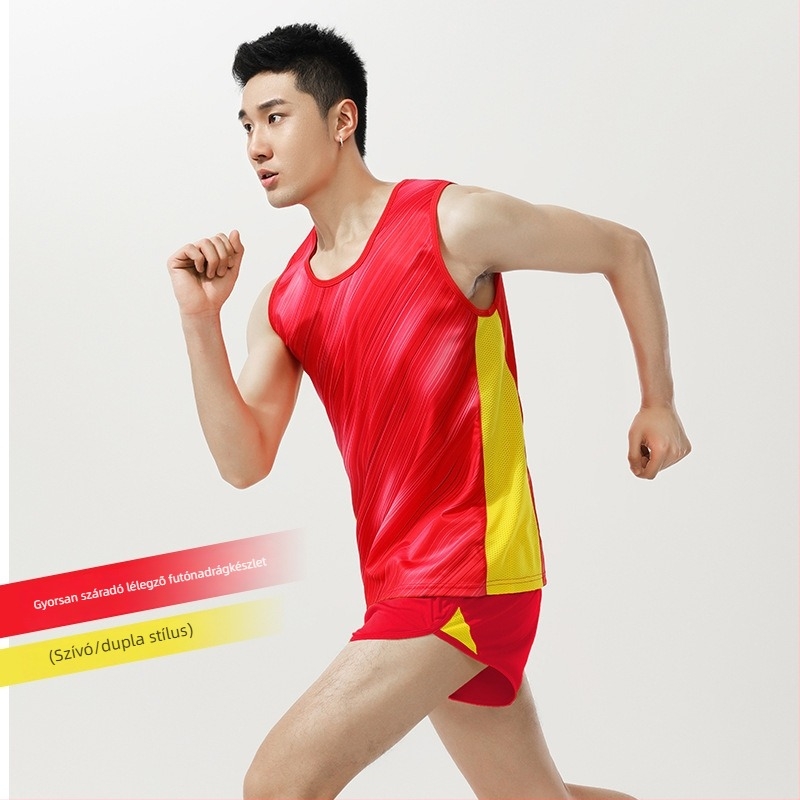 Atlétikai edzőruha uniszex - gyorsan száradó, 100% poliészter, bélés: poliészter rost, egész éves viselet