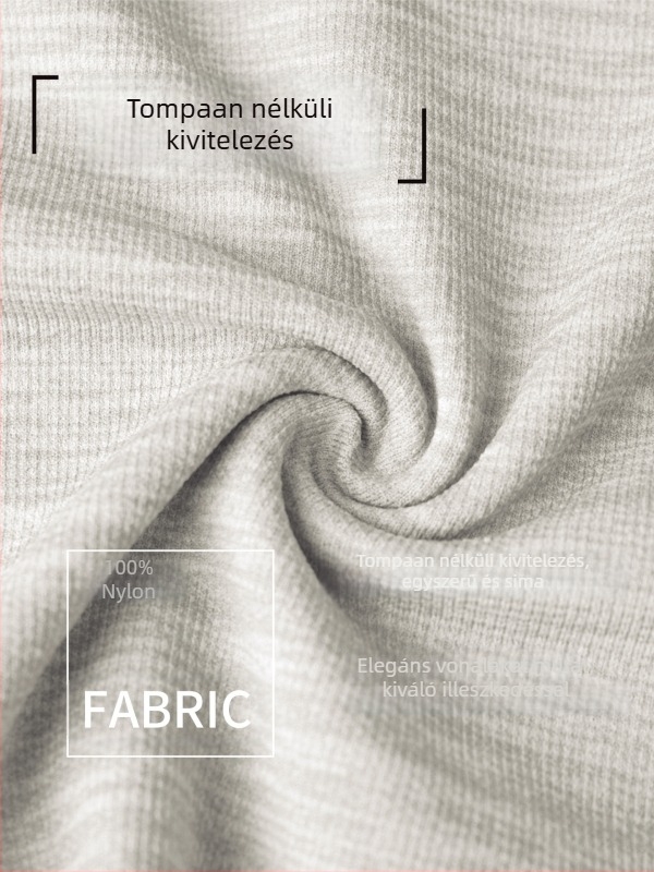 Női gyorsszáradó jóga felső csíkos mintával, nylon anyag 100%, derekat formázó fitness felső