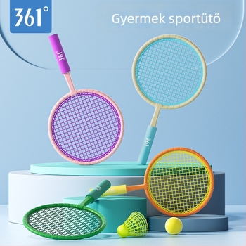 Gyerekeknek szóló tollaslabdaütő - ultrakönnyű ABS váz, tömeg 95–100 g, ütő típusa: egyenes, markolat vastagsága: G1