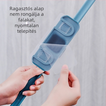 Rising Rainbow műanyag törölközőtartó szívókorongos rögzítéssel, fúrás nélkül, 1 db