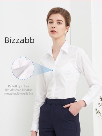 100% pamut ing, karcsúsított szabás, rövid ujjú, vasalásmentes, rever gallér