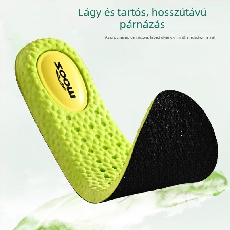 PU talpbetét – dezodoráló, lélegző, ütéscsillapító, teljes talpbetét, modell 5080-19, típus: tömítő talpbetét (gasket), uniszex, sportos és kültéri cipőkhez