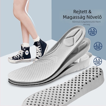 Magasságot növelő talpbetét — PU anyag, Double, modell 5011, teljes talpbetét