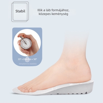Magasságot növelő talpbetét — PU anyag, Double, modell 5011, teljes talpbetét