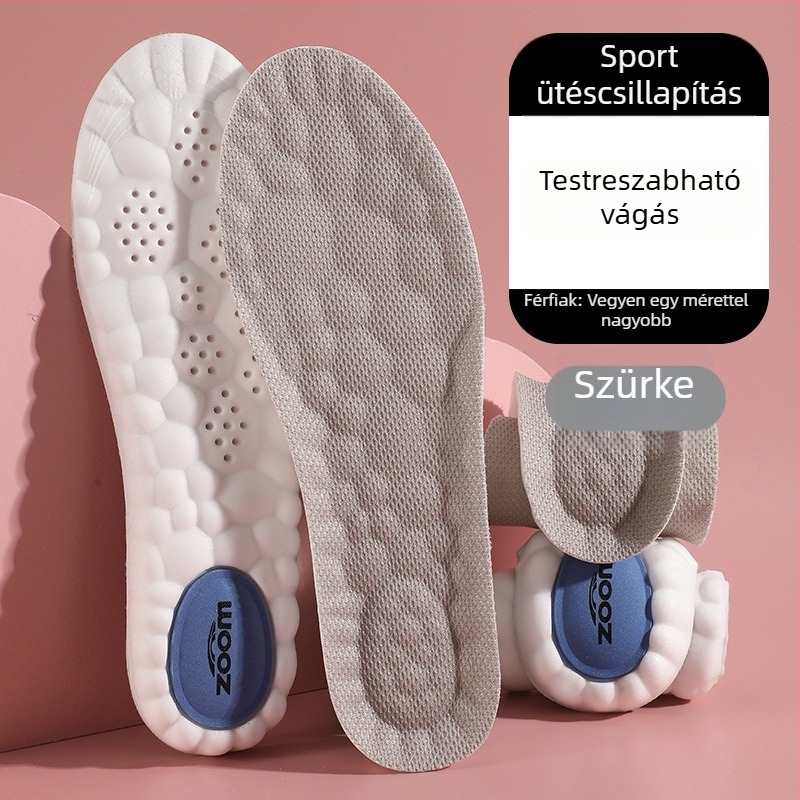 Talpó 5173-8: PU környezetbarát anyag, ütéscsillapító réteg, nedvességelnyelő, domborított mintázat, teljes talp