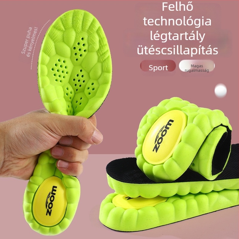 PU sport talpabetét, unisex, teljes hosszúságú, ütéscsillapítás, alkalmas sportcipőkhöz
