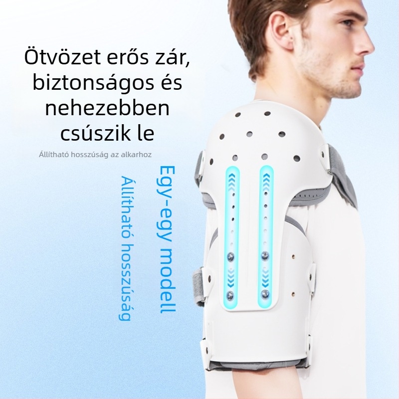 AULEX vállrögzítő a rotátorköpeny védelmére, állítható váll-támogatás, könyökízületi stabilizátor