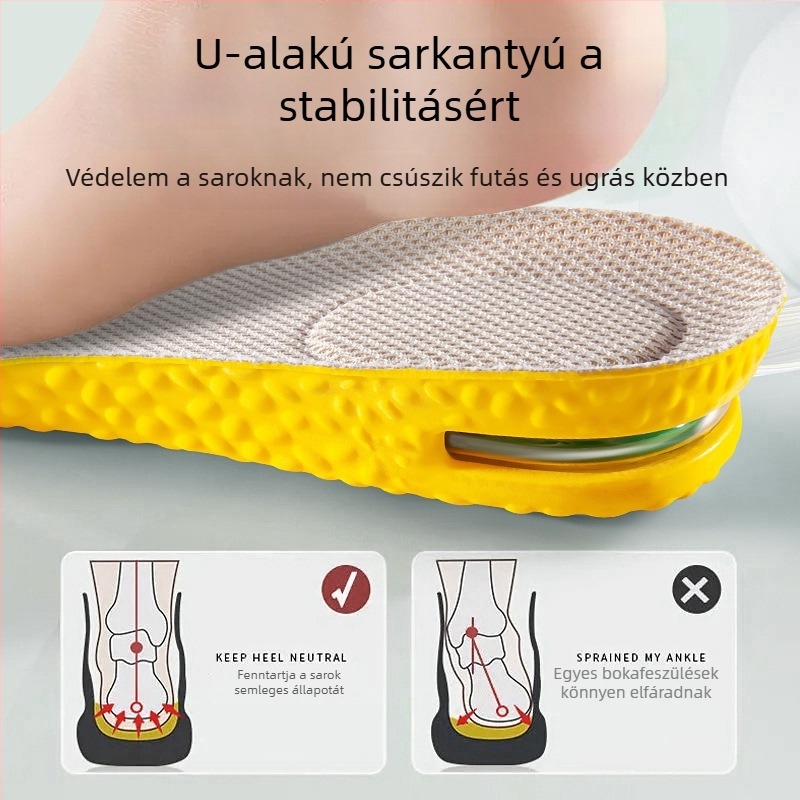 PU talpó növelő – légáteresztő, izzadságot felszívó, teljes talpú, modell 6099