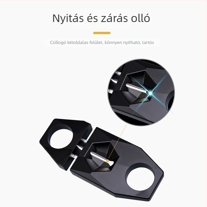 FOGSON Szivarvágó — fém, hordozható, egyszerű kialakítású, otthoni használatra, testreszabható
